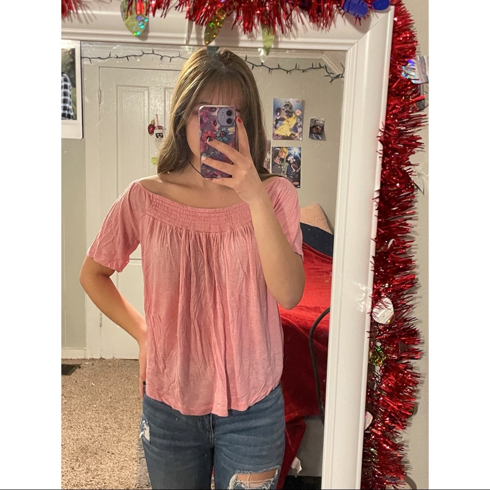 Moral Fiber off the shoulder top